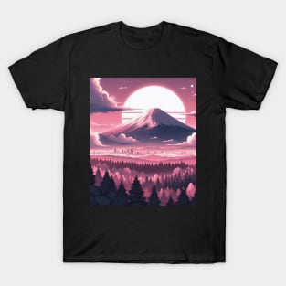 Mount Fuji - Anime Art T-Shirt